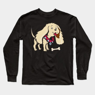 Dog Long Ear Cartoon Children Long Sleeve T-Shirt